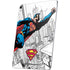 DC Comics Superman Flying Over City Pose Apple iPad Air Skin