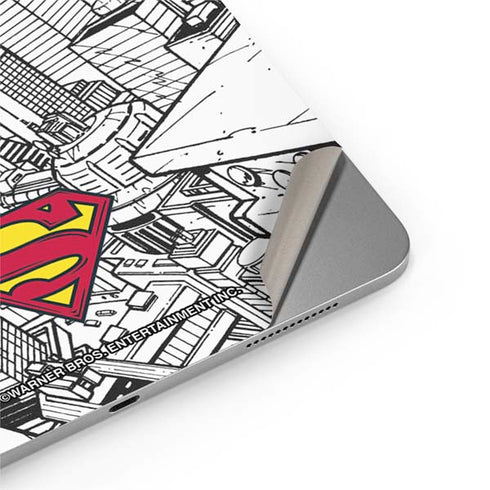 DC Comics Superman Flying Over City Pose Apple iPad Air Skin