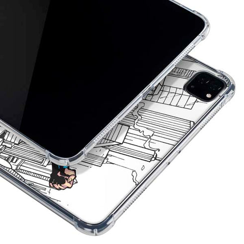 DC Comics Superman Flying Over City Pose iPad Cases