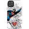 DC Comics Superman Flying Over City Pose iPhone Cases