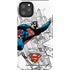 DC Comics Superman Flying Over City Pose iPhone Cases