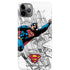 DC Comics Superman Flying Over City Pose iPhone Cases
