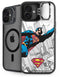 DC Comics Superman Flying Over City Pose iPhone 16 Plus Kickstand Case