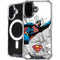 DC Comics Superman Flying Over City Pose iPhone 16 Plus MagSafe Case