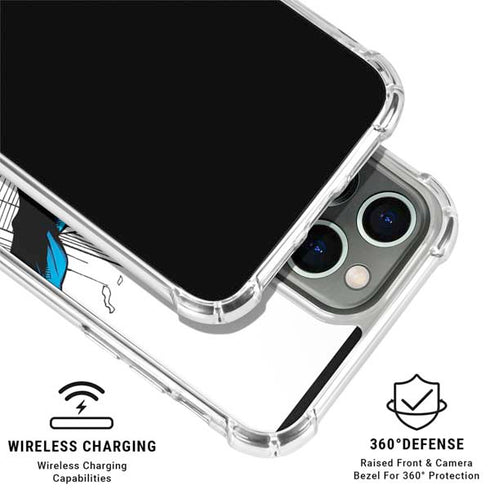 DC Comics Superman Flying Over City Pose iPhone 16 Pro Max Clear Case