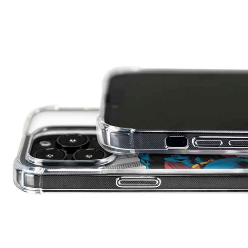 DC Comics Superman Flying Over City Pose iPhone 16 Pro Max MagSafe Case