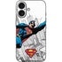 DC Comics Superman Flying Over City Pose iPhone 16 Skin