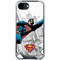DC Comics Superman Flying Over City Pose iPhone 16e Clear Case