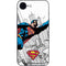 DC Comics Superman Flying Over City Pose iPhone 16e Skin