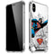 DC Comics Superman Flying Over City Pose iPhone X/XS Clear Case