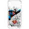 DC Comics Superman Flying Over City Pose iPhone XS Clear Case
