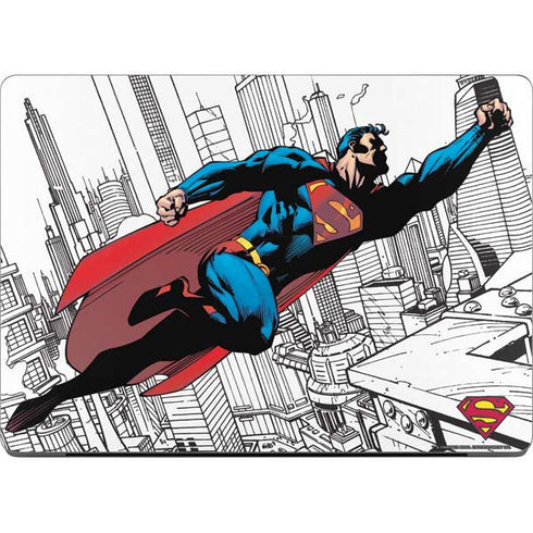 DC Comics Superman Flying Over City Pose Apple MacBook Pro 14-inch Skin