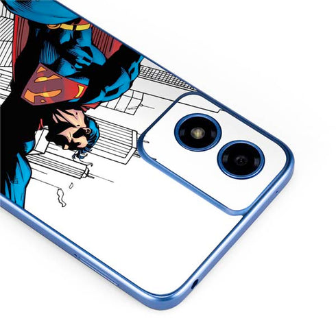 DC Comics Superman Flying Over City Pose Moto G Play 4G (2024) Skin