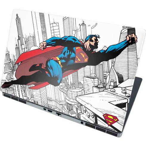 DC Comics Superman Flying Over City Pose Dell Precision Skin