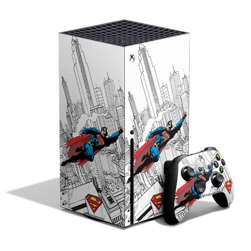 DC Comics Superman Flying Over City Pose Xbox Series X Skins