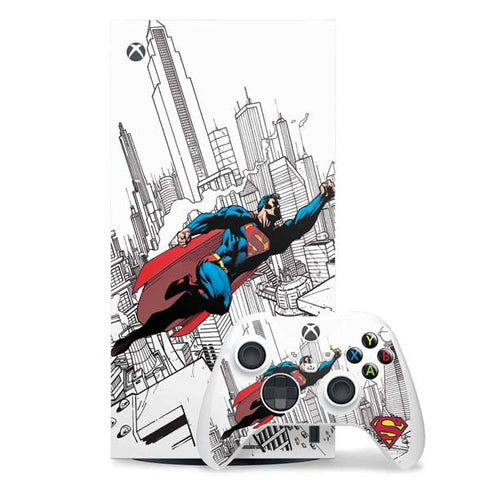 DC Comics Superman Flying Over City Pose Xbox Series X Skins