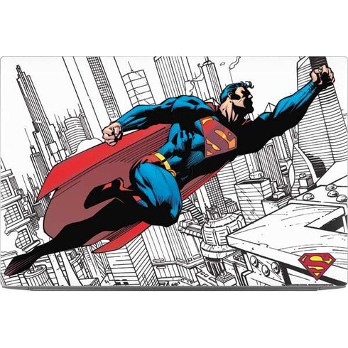 DC Comics Superman Flying Over City Pose Dell XPS Skin