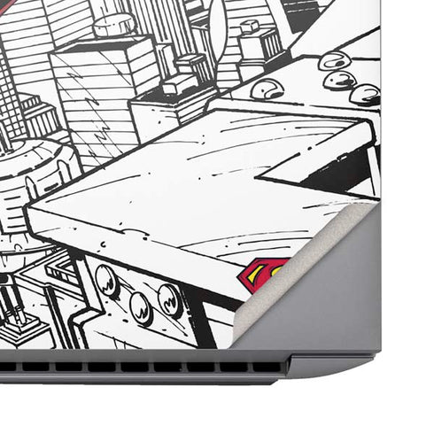 DC Comics Superman Flying Over City Pose HP ZBook Fury 16 G10 Skin