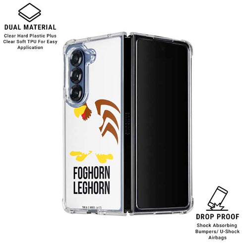 Looney Tunes Foghorn Leghorn Identity Galaxy Z Fold6 Clear Case