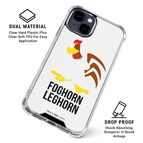 Looney Tunes Foghorn Leghorn Identity iPhone 15 Clear Case
