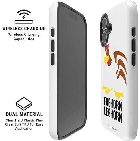 Looney Tunes Foghorn Leghorn Identity iPhone 16 Magsafe Impact Case
