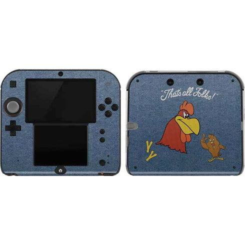Looney Tunes Foghorn Leghorn Thats All Folks Nintendo 2DS Skin