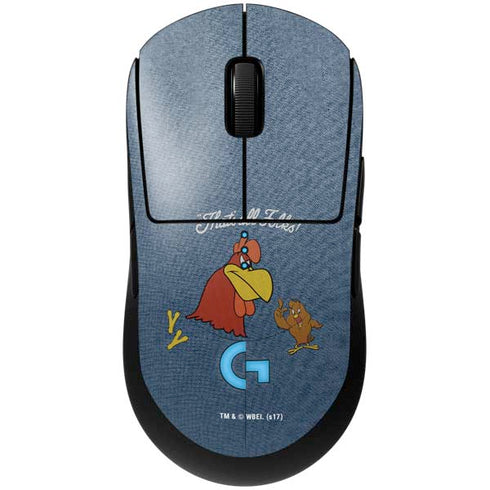 Looney Tunes Foghorn Leghorn Thats All Folks G Pro Wireless Gaming Mouse Skin