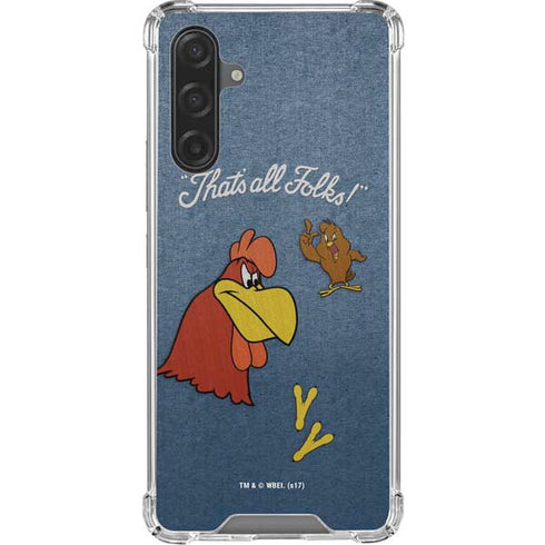 Looney Tunes Foghorn Leghorn Thats All Folks Galaxy A17 Clear Case