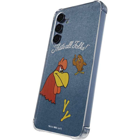 Looney Tunes Foghorn Leghorn Thats All Folks Galaxy A35 5G Clear Case