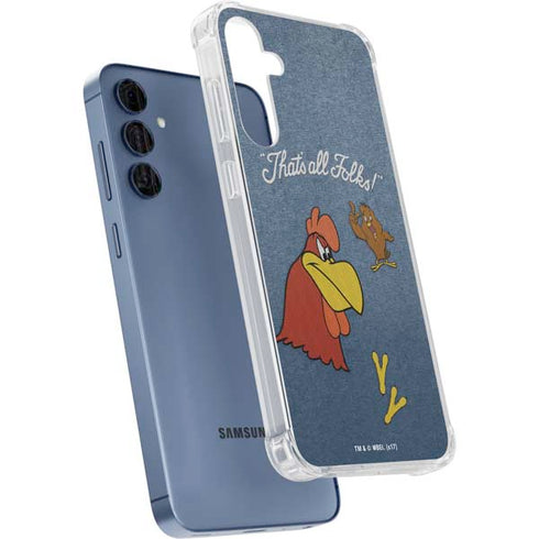 Looney Tunes Foghorn Leghorn Thats All Folks Galaxy A55 5G Clear Case