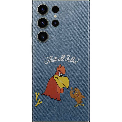 Looney Tunes Foghorn Leghorn Thats All Folks Galaxy Skins