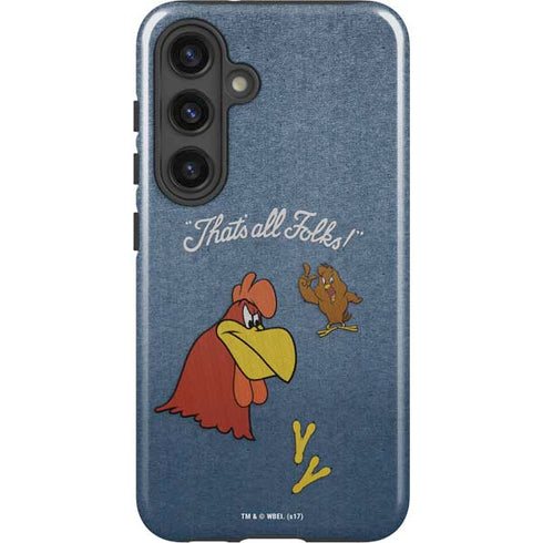 Looney Tunes Foghorn Leghorn Thats All Folks Galaxy S25 Impact Case