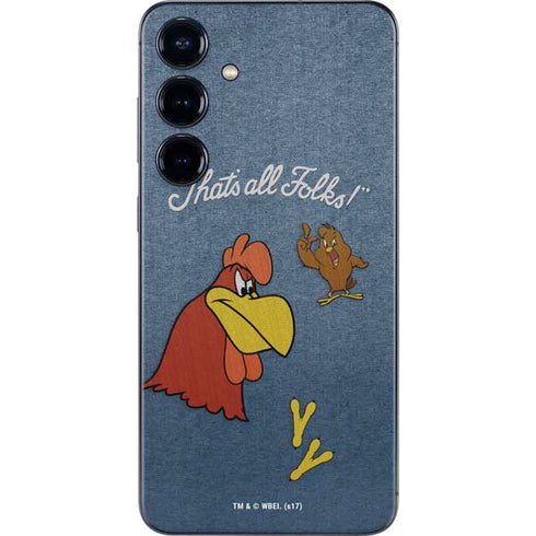 Looney Tunes Foghorn Leghorn Thats All Folks Galaxy S24 Plus Skin