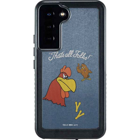Looney Tunes Foghorn Leghorn Thats All Folks Galaxy S24 Plus Waterproof Case
