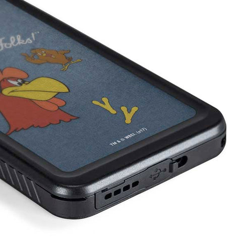 Looney Tunes Foghorn Leghorn Thats All Folks Galaxy S24 Plus Waterproof Case