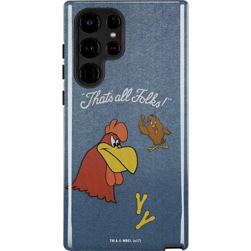 Looney Tunes Foghorn Leghorn Thats All Folks Galaxy S25 Ultra Impact Case