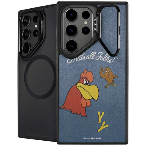 Looney Tunes Foghorn Leghorn Thats All Folks Galaxy S24 Ultra Kickstand Case