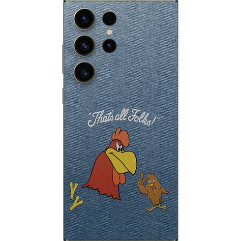 Looney Tunes Foghorn Leghorn Thats All Folks Galaxy S24 Ultra Skin