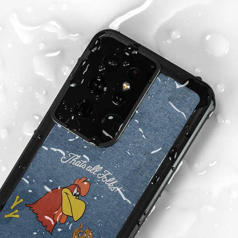Looney Tunes Foghorn Leghorn Thats All Folks Galaxy S24 Ultra Waterproof Case