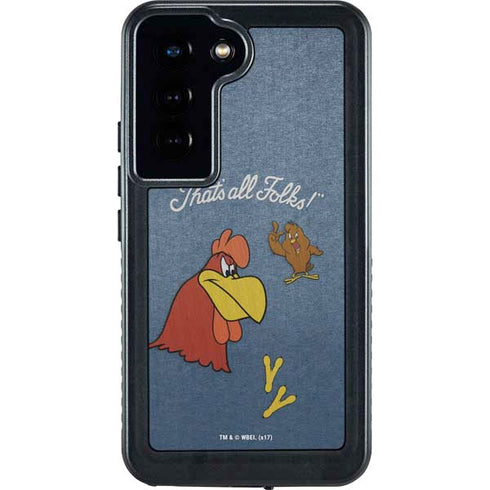 Looney Tunes Foghorn Leghorn Thats All Folks Galaxy S24 Waterproof Case