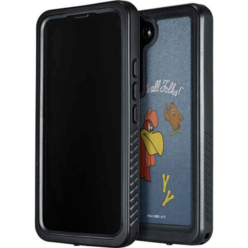 Looney Tunes Foghorn Leghorn Thats All Folks Galaxy S24 Waterproof Case