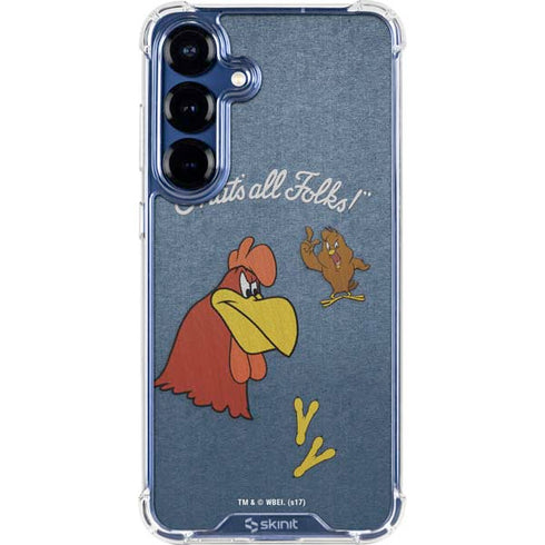Looney Tunes Foghorn Leghorn Thats All Folks Galaxy S25 Clear Case