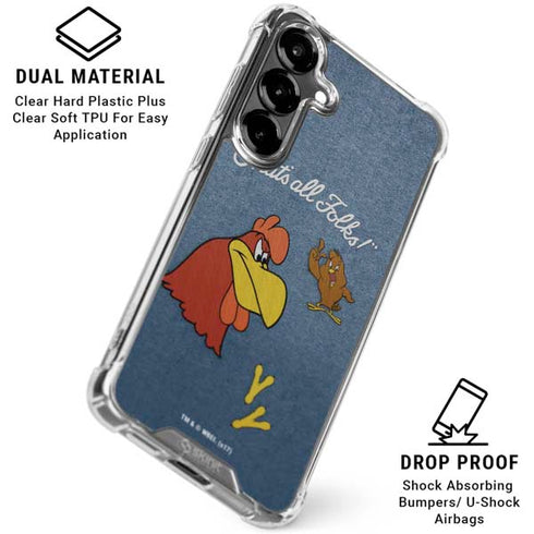 Looney Tunes Foghorn Leghorn Thats All Folks Galaxy S26 Clear Case