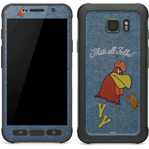 Looney Tunes Foghorn Leghorn Thats All Folks Galaxy S7 Active Skin
