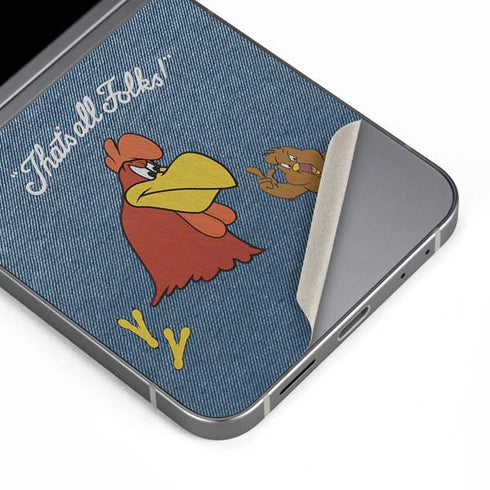 Looney Tunes Foghorn Leghorn Thats All Folks Galaxy Z Flip6 Skin