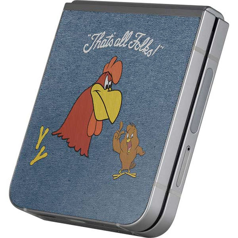 Looney Tunes Foghorn Leghorn Thats All Folks Galaxy Z Flip6 Skin