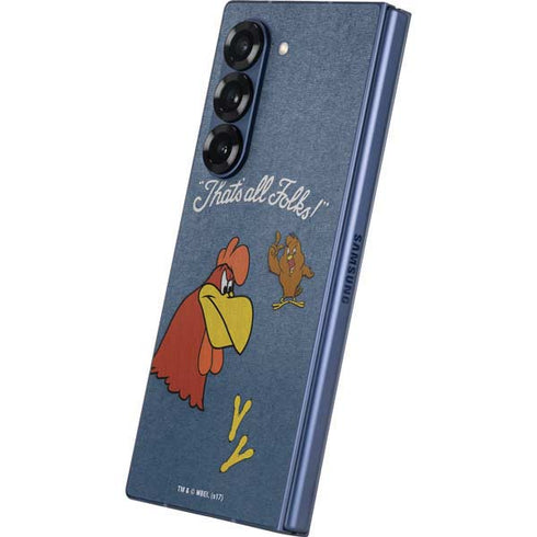 Looney Tunes Foghorn Leghorn Thats All Folks Galaxy Z Fold6 Skin