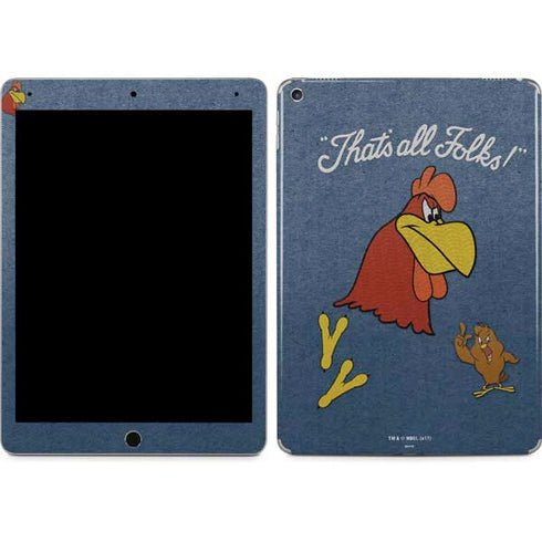 Looney Tunes Foghorn Leghorn Thats All Folks iPad Skins