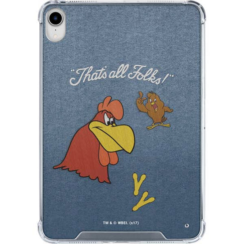 Looney Tunes Foghorn Leghorn Thats All Folks iPad 11th Gen (2025) Clear Case
