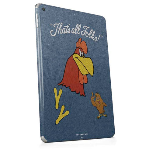 Looney Tunes Foghorn Leghorn Thats All Folks Apple iPad Skin